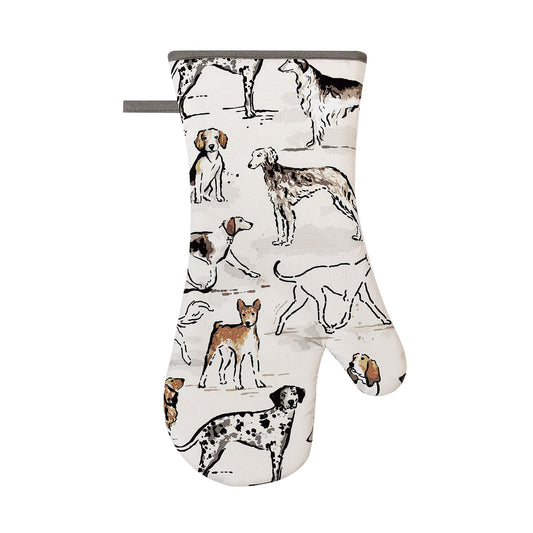 Country Dogs Gauntlet Oven Glove