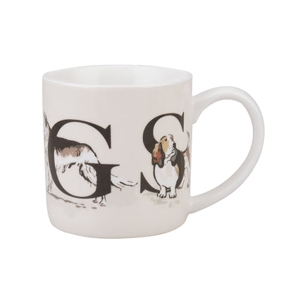 Country Dogs Bone China Mug
