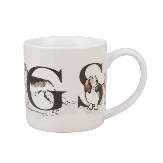 Country Dogs Bone China Mug