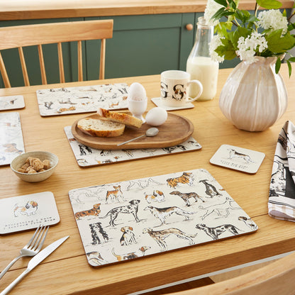 Country Dogs Placemat 4 Pack