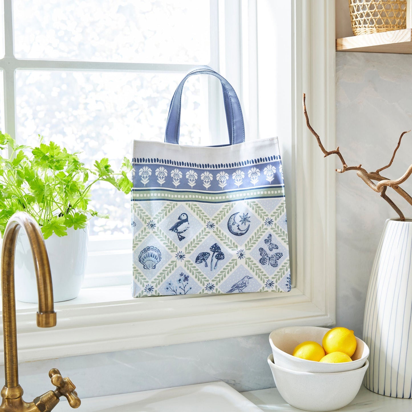 Coastal Treasures Canvas Shoulder Bag