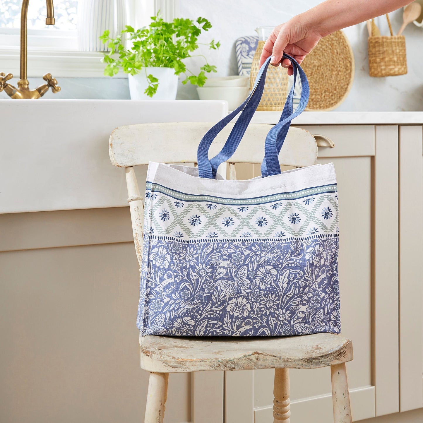 Coastal Treasures Canvas Shoulder Bag