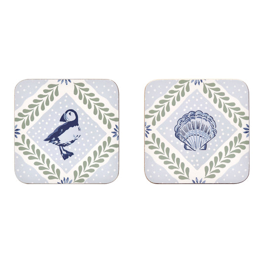 Coastal Treasures Coasters 4 Pack