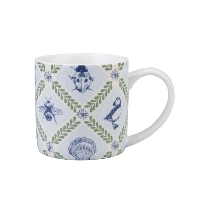 Coastal Treasures Bone China Mug