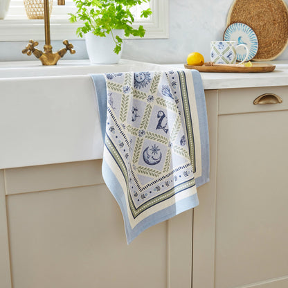 Coastal Treasures Cotton Tea Towel