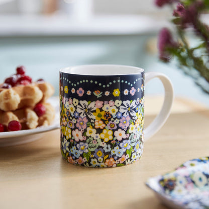 Confetti Floral Bone China Mug