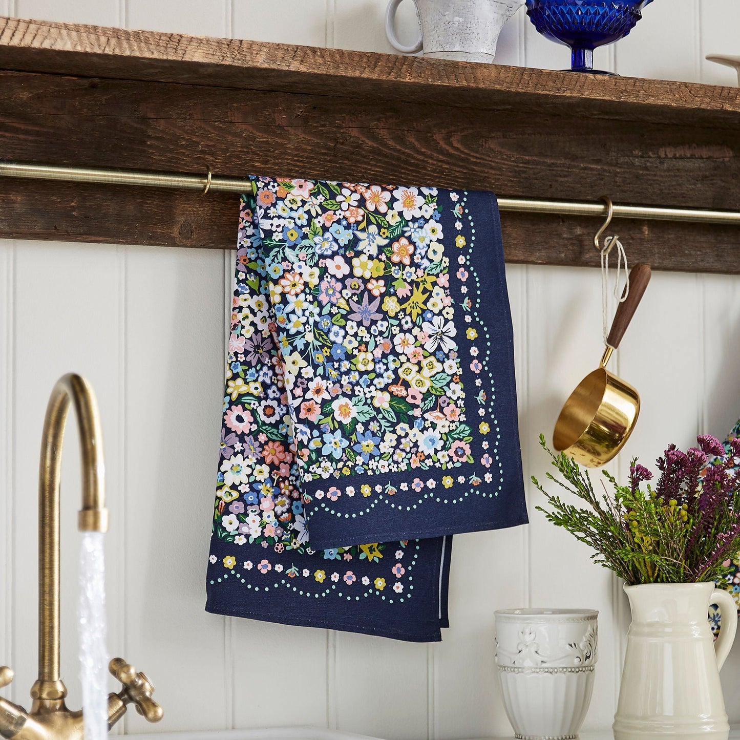 Confetti Floral Cotton Tea Towel