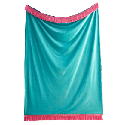 Cotswold Fantasia Throw in Navy