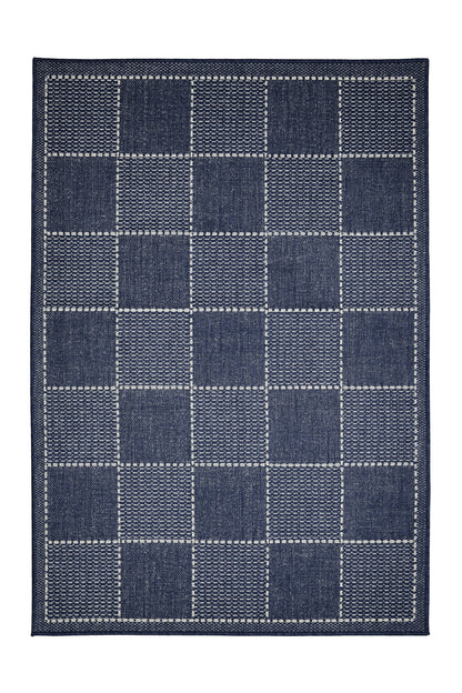 Check Flatweave Blue