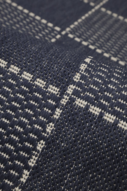 Check Flatweave Blue