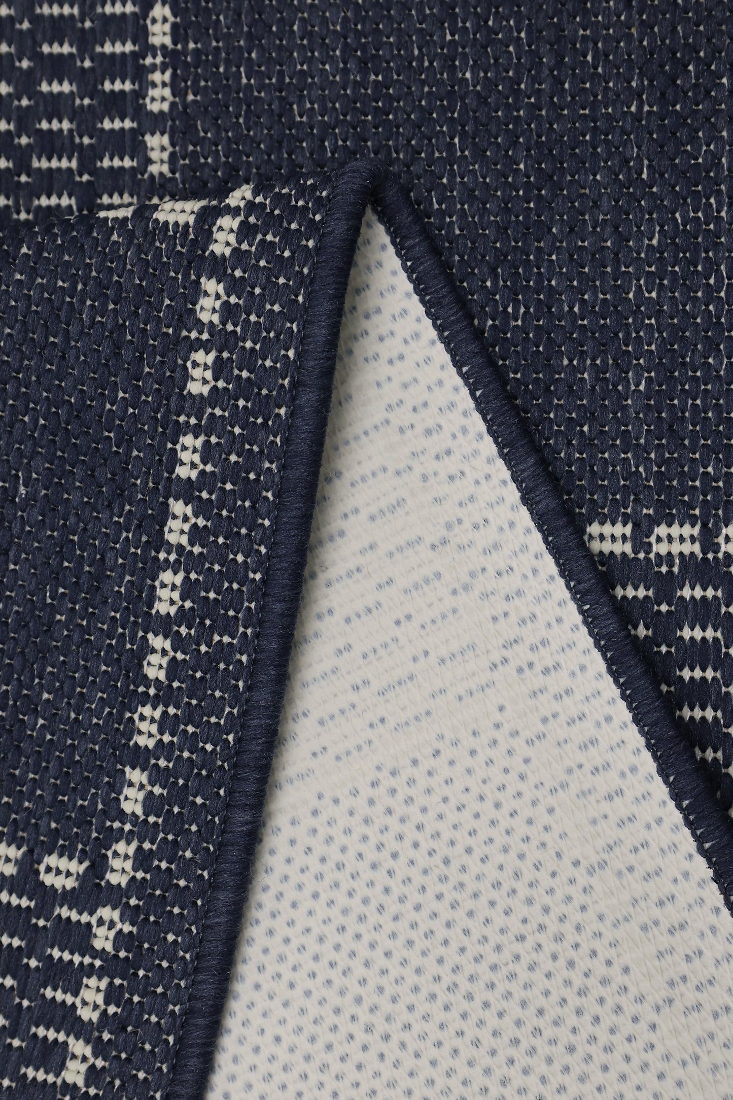 Check Flatweave Blue