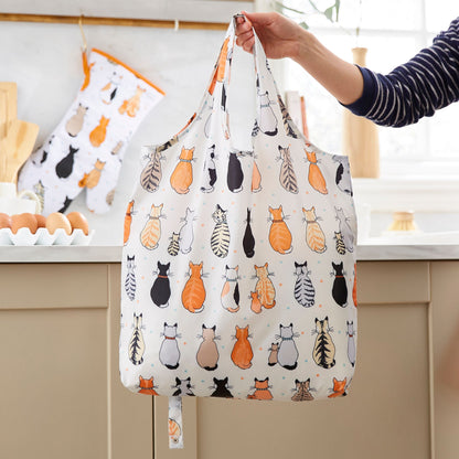 Cats In Waiting 2026 Foldable Tote Bag Medium