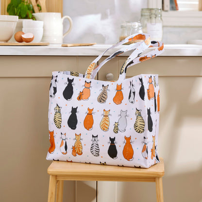 Cats In Waiting 2026 Foldable Tote Bag Medium