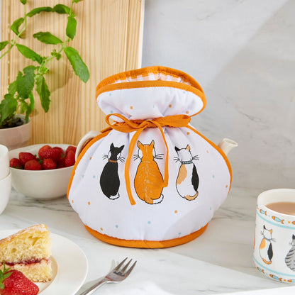 Cats In Waiting 2026 Tea Cosy Muff