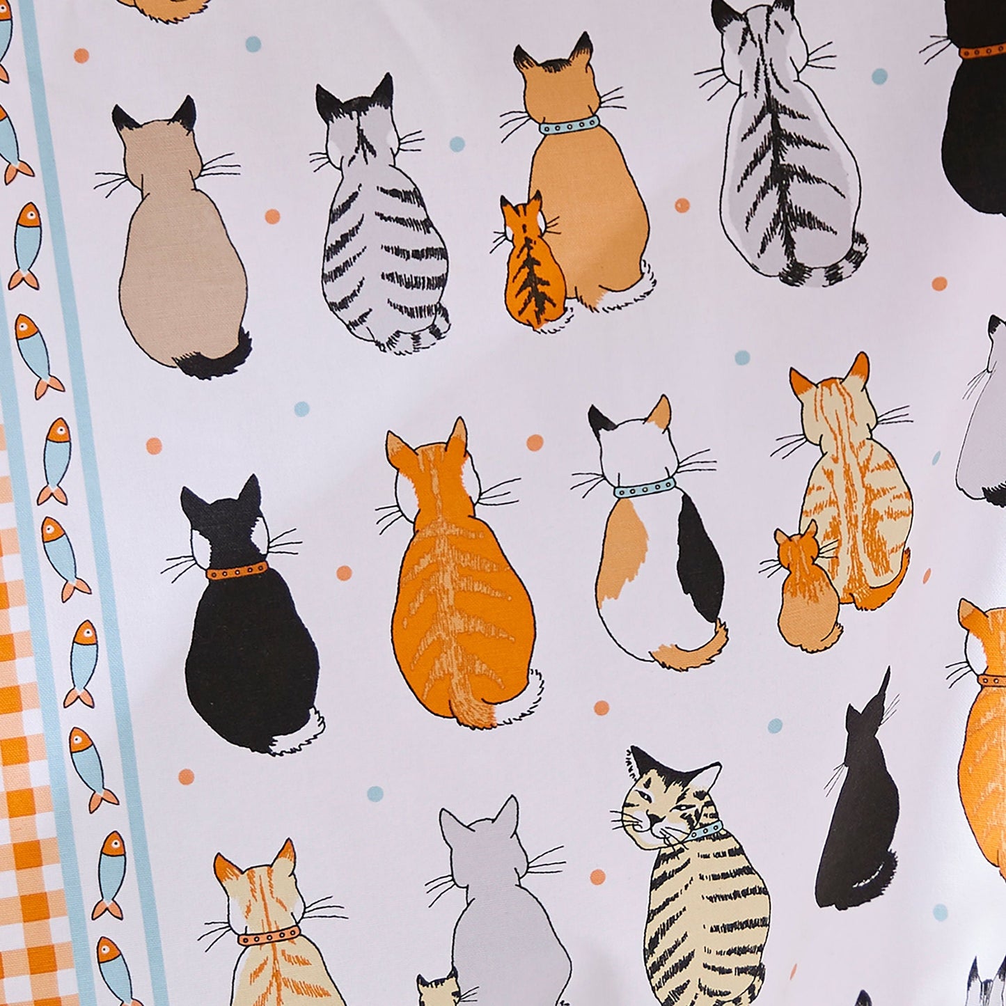 Cats In Waiting 2026 Cotton Tea Towel