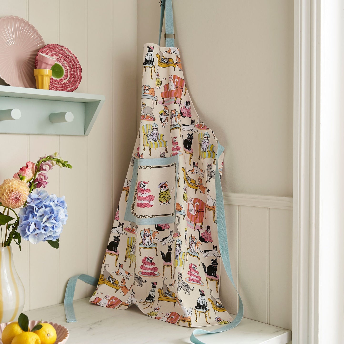 Cool Cats Cotton Apron
