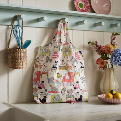 Cool Cats Foldable Tote Bag Medium in Multicolour