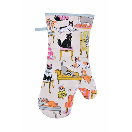 Cool Cats Gauntlet Oven Glove