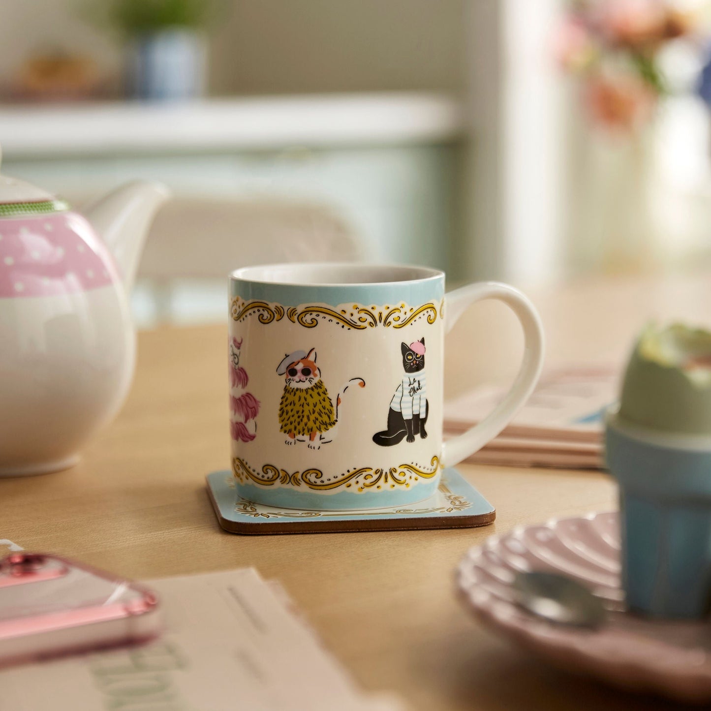 Cool Cats Bone China Mug
