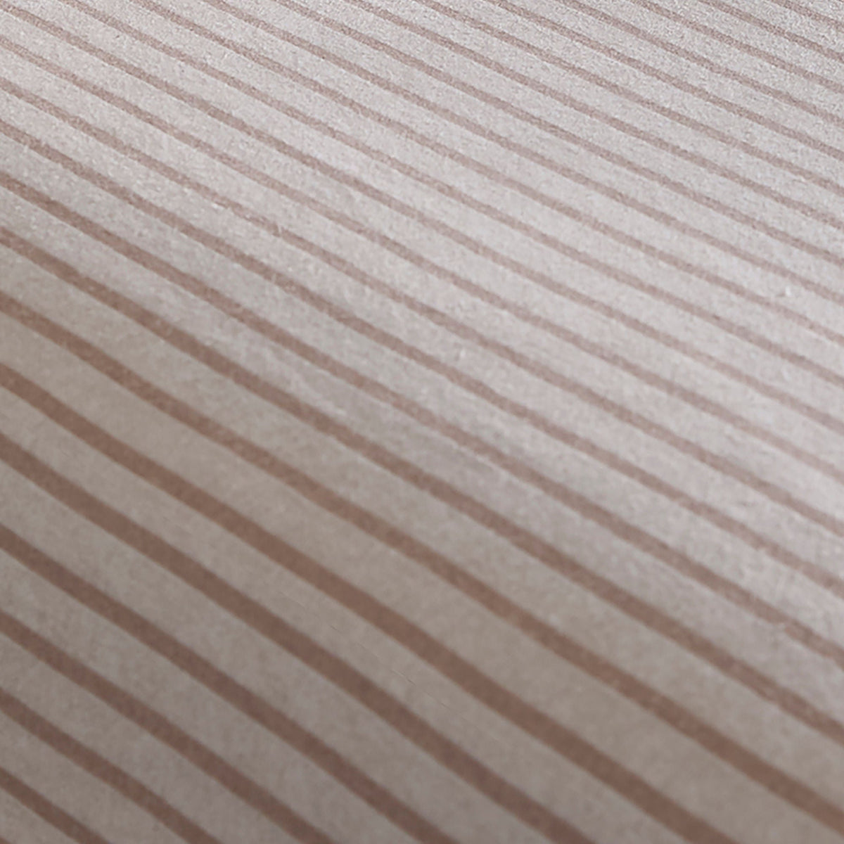 Cottage Stripe 28cm Fitted Bed Sheet in Natural