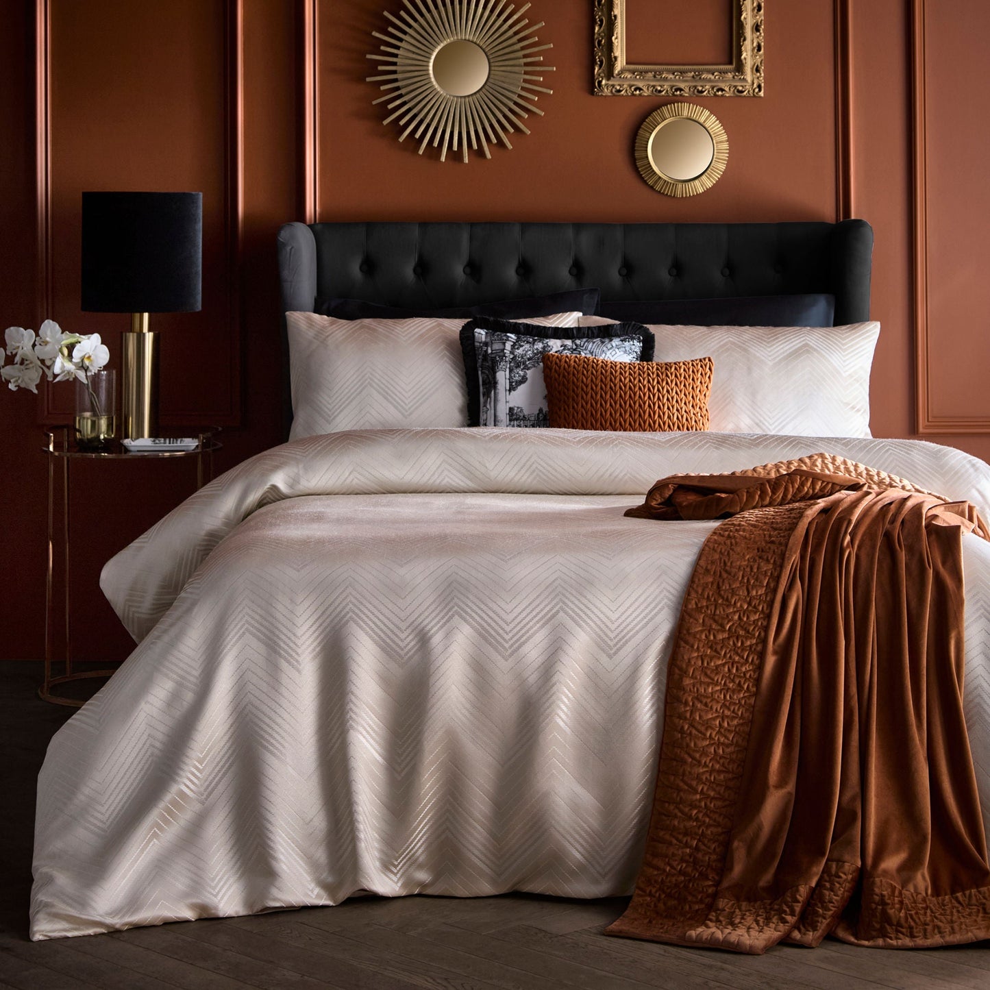 Cocktail Duvet Cover Set in Ivory