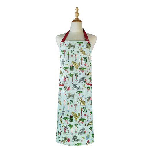 Christmas Cats Cotton Apron