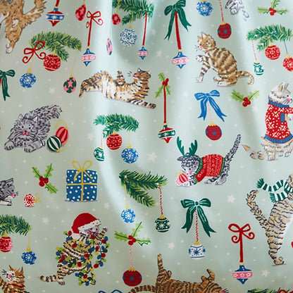 Christmas Cats Foldable Tote Bag Medium