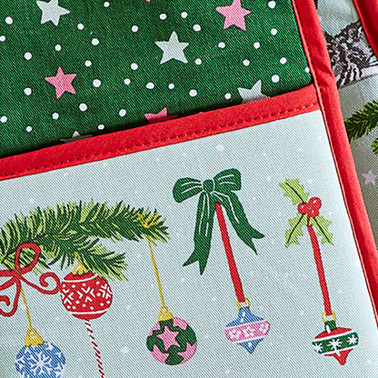 Christmas Cats Double Oven Glove
