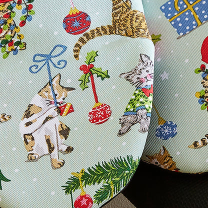 Christmas Cats Microwave Mitts Pair