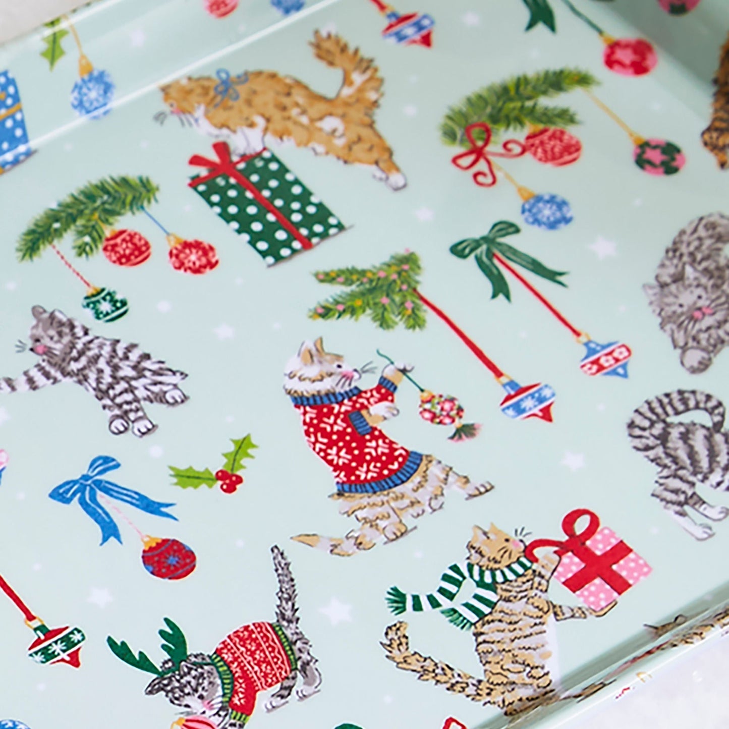 Christmas Cats Scatter Tray