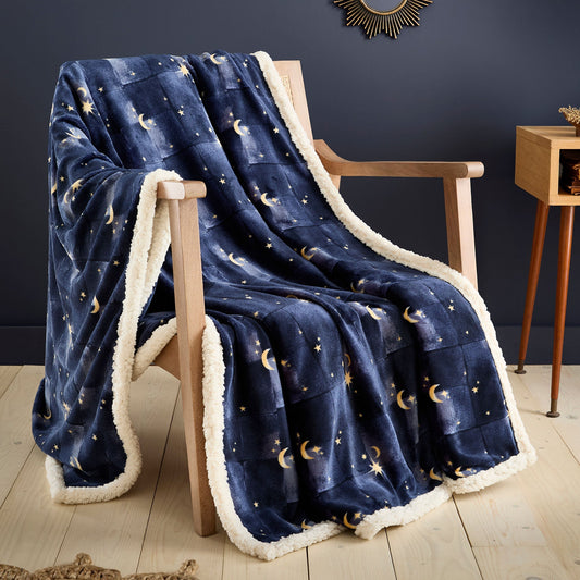 Cosmic Star Throw in Navy