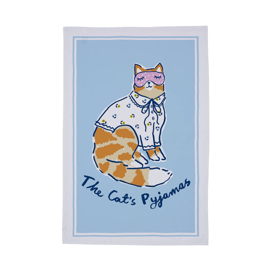 Cat's Pyjama's Cotton Tea Towel