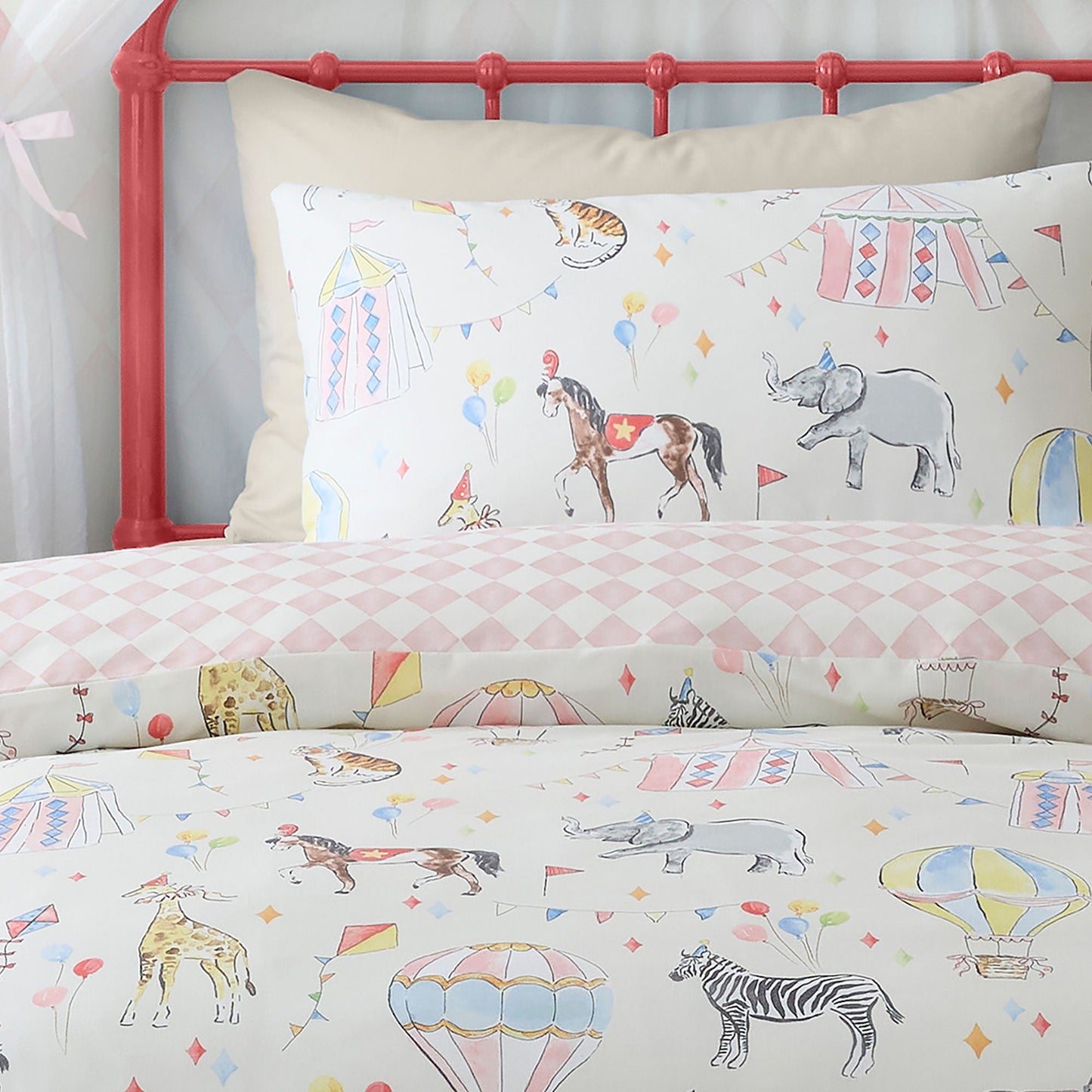 Circus Time Duvet Cover Set in Multicolour