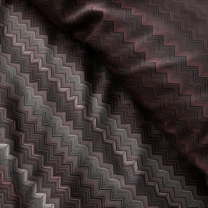Chevron Stripe Duvet Cover Set in Chocolate