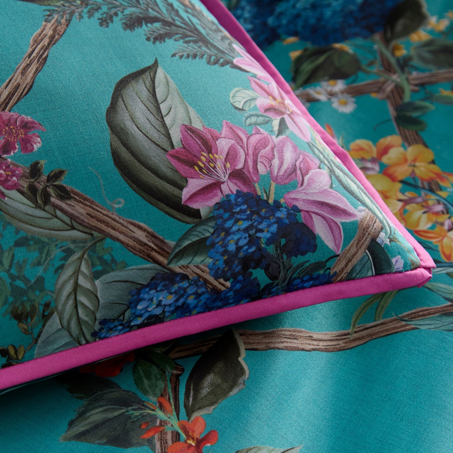 Cotswold Fantasia Duvet Cover Set in Teal