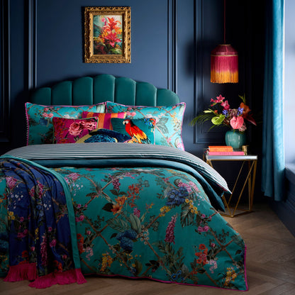 Cotswold Fantasia Duvet Cover Set in Teal