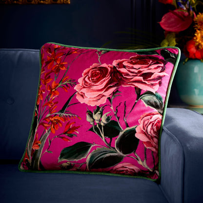 Cotswold Fantasia Dawn Cushion in Pink