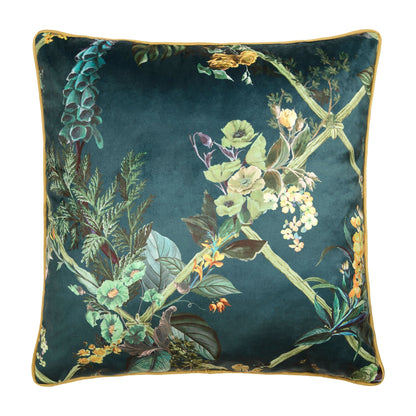 Cotswold Fantasia Dawn Cushion in Green