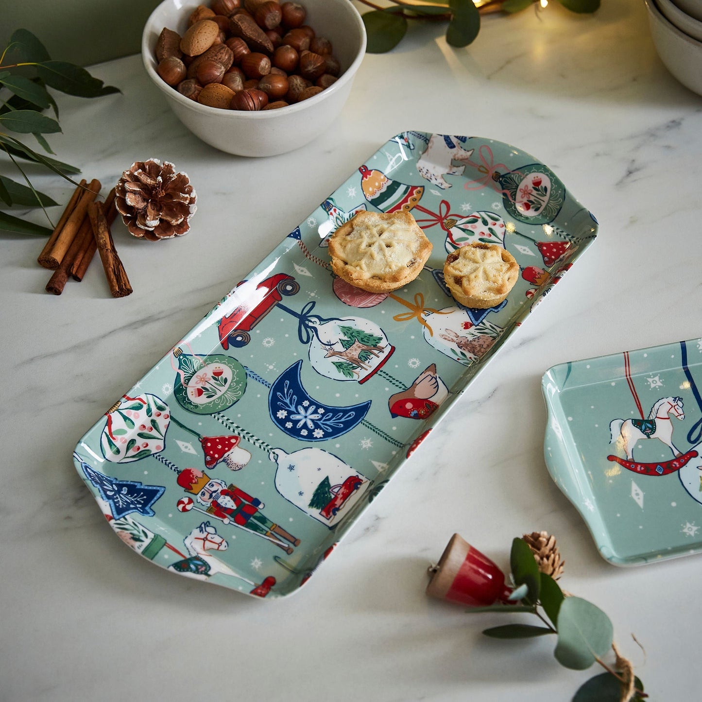 Christmas Ornaments Scatter Tray