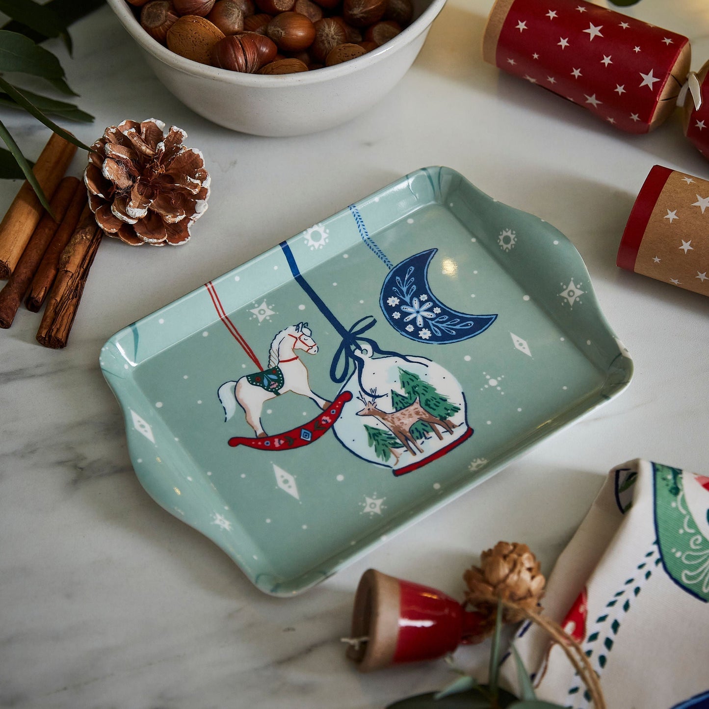 Christmas Ornaments Scatter Tray