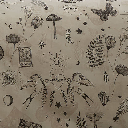 Celeste Duvet Cover Set in Grey