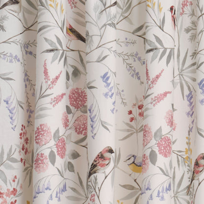 Caraway Pencil Pleat Curtains in Pink