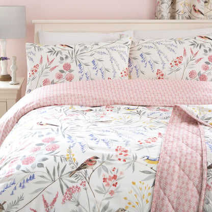Caraway Duvet Cover Set in Pink