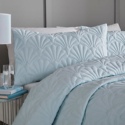 Cavali Duvet Cover Set in Duck Egg