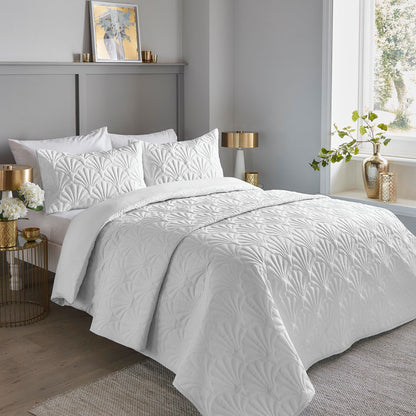 Cavali Duvet Cover Set in White