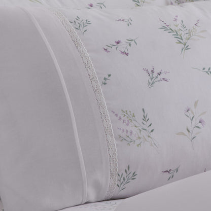 Chloe Duvet Cover Set in Lilac