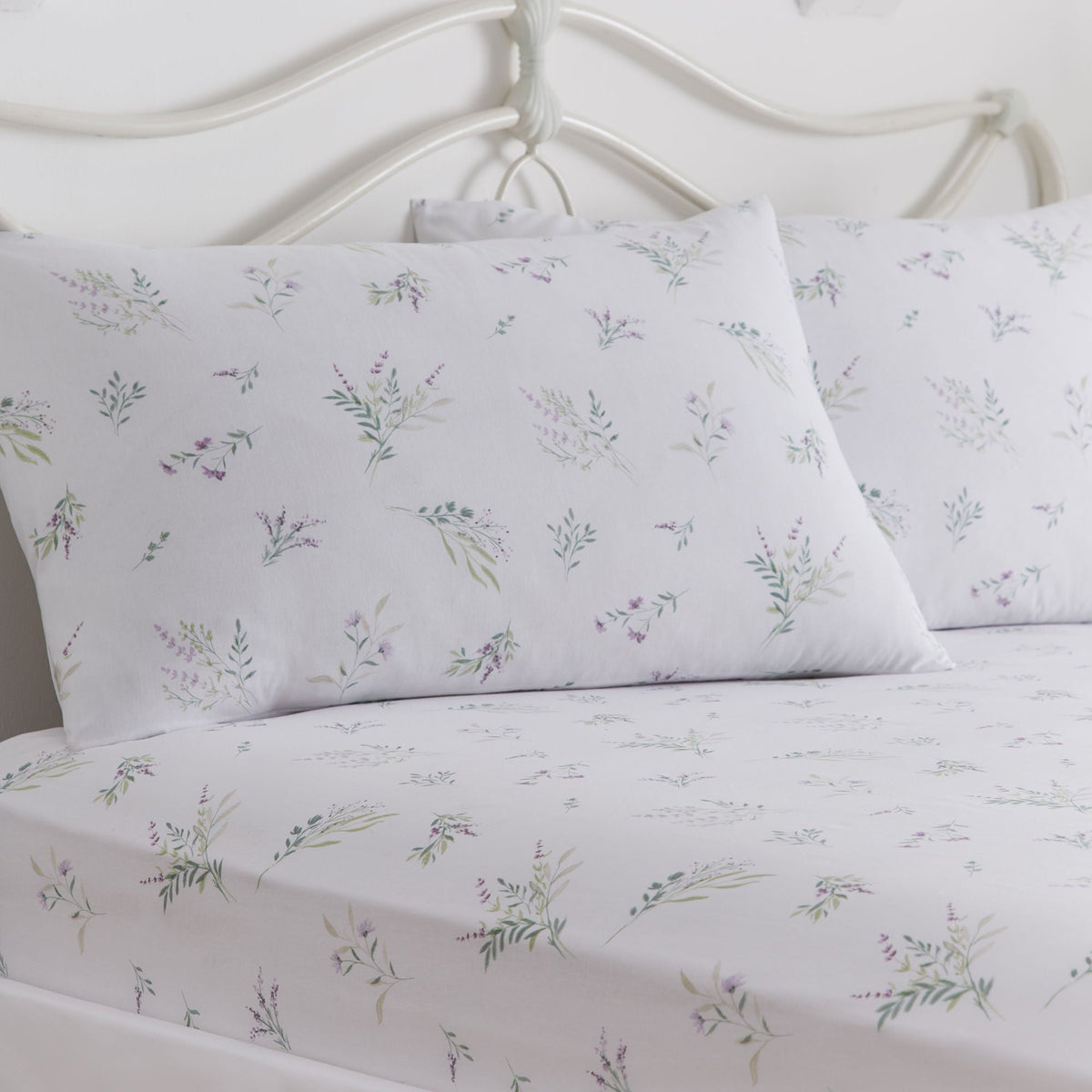 Chloe 28cm Deep Fitted Bed Sheet Set in Lilac