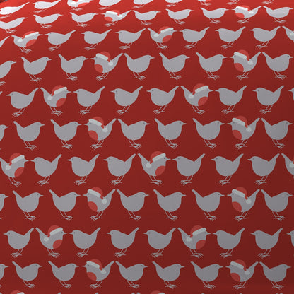 Geo Robin Duvet Cover Set in Red