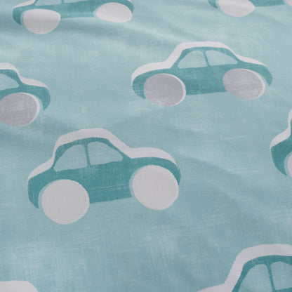 Cool Cars Duvet Cover Set in Duck Egg