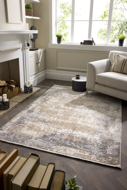 Origins Aura Cosimo Distressed Rug Blue/Grey